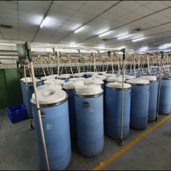 Der Maschinenpark Baumwollspinnerei wird bislang mit konventionell hergestellter Energie betrieben. © Provotek/MinSolar