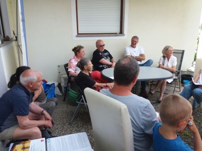Teilnehmer:innen bei der Sanierungsberatung. (c) Gerhard Bayer